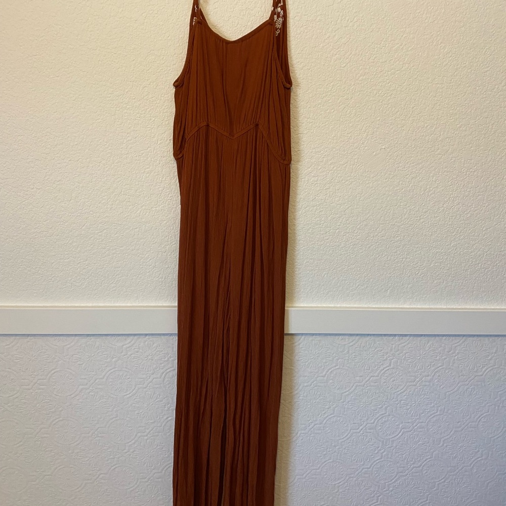 American Rag Rust Jumpsuit - Picture 5 of 6